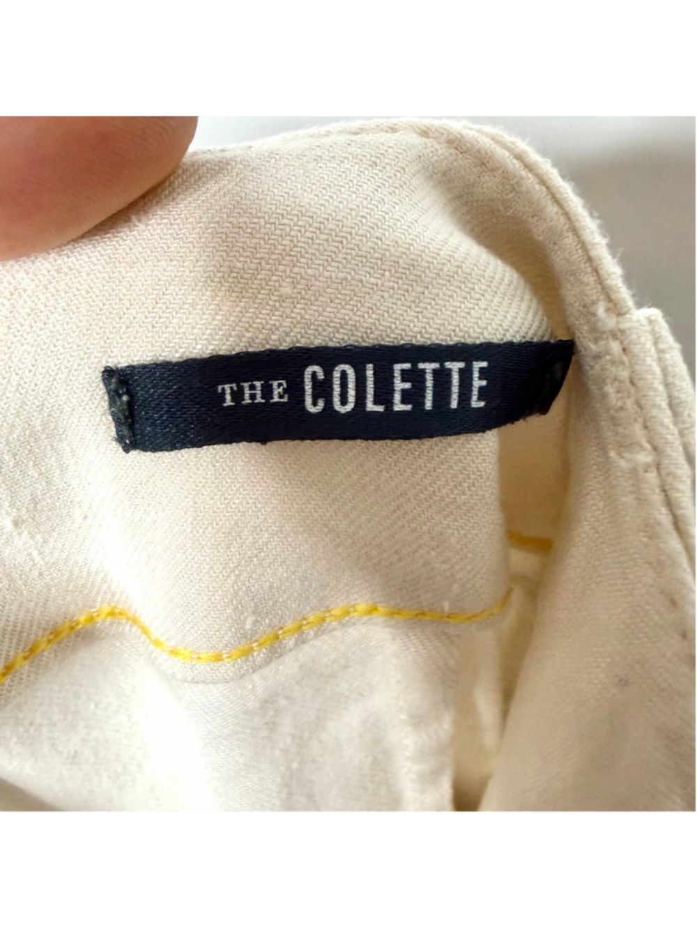 Women's Maeve by Anthropologie The Colette Trousers Size 6 Ivory Off white - Picture 5 of 7